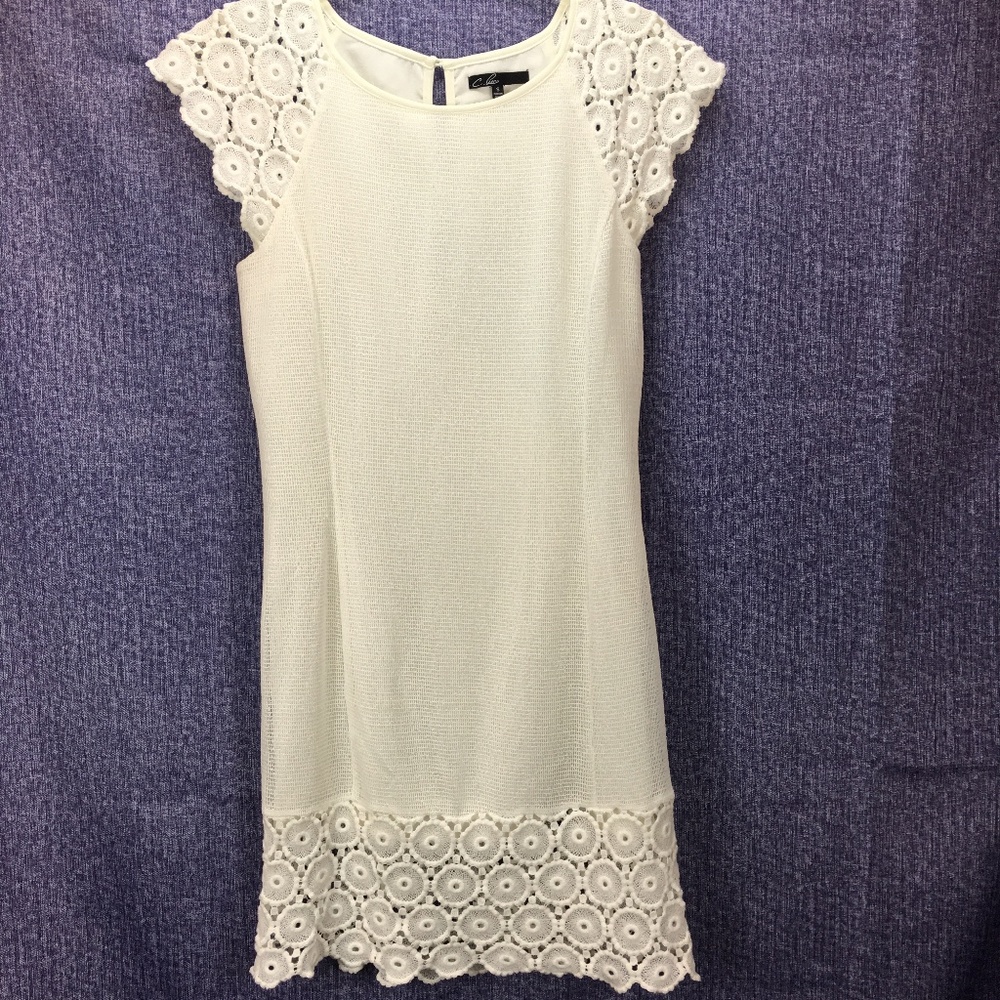 C. LUCE Ivory lace dress - Excellent condition - SZ S